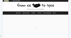 Desktop Screenshot of fromicetospice.com